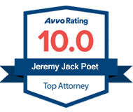 Avvo Rating 10.0 | Jeremy Jack Poet | Top Attorney