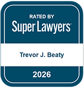 Rated by Super Lawyers | Trevor J. Beaty | 2026